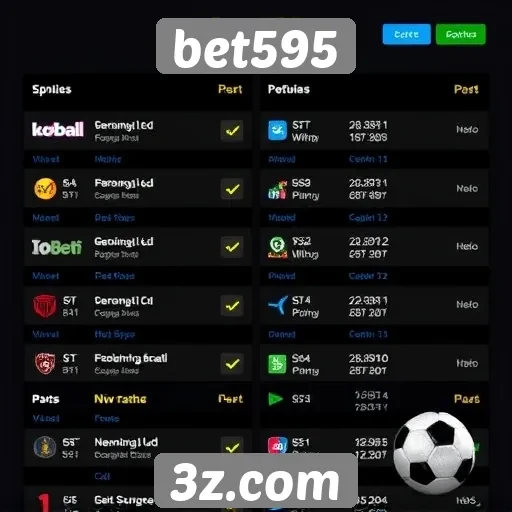 Bet595 oferece uma variedade de opções de apostas